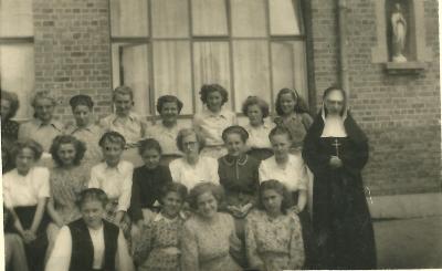 Naaischool, Gits, 1949-1950