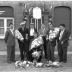 Huldiging drie kampioenen club "De Grensvink", Izegem, 1958 