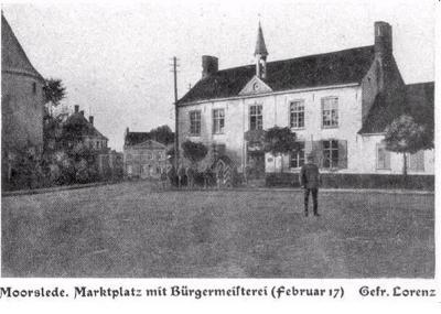 Gemeentehuis Moorslede, februari 1917