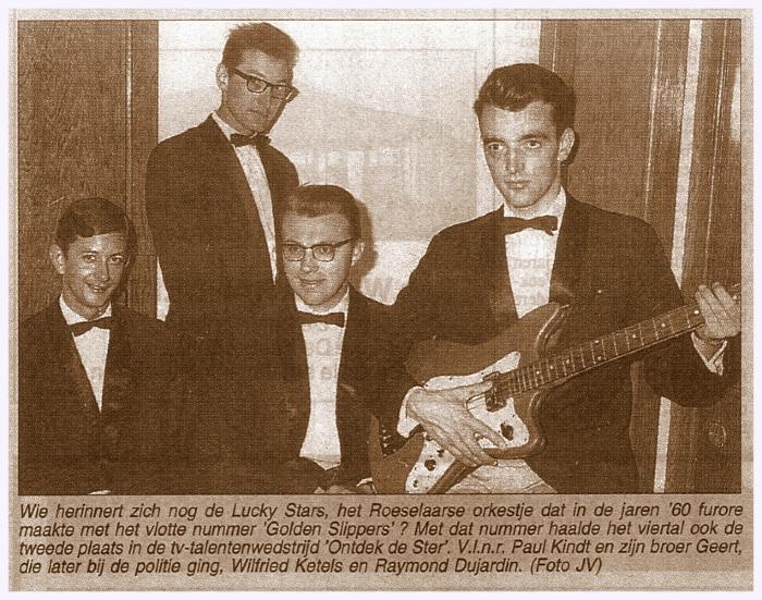 Geert Kindt met groepje Lucky Stars, jaren '60