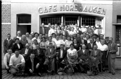 Kampioenviering café "Nordhausen", Izegem, 1958