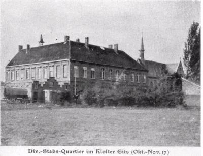 Klooster van Gits, oktober-november 1917