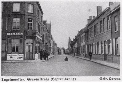 Gravinnestraat, Ingelmunster, september 1917