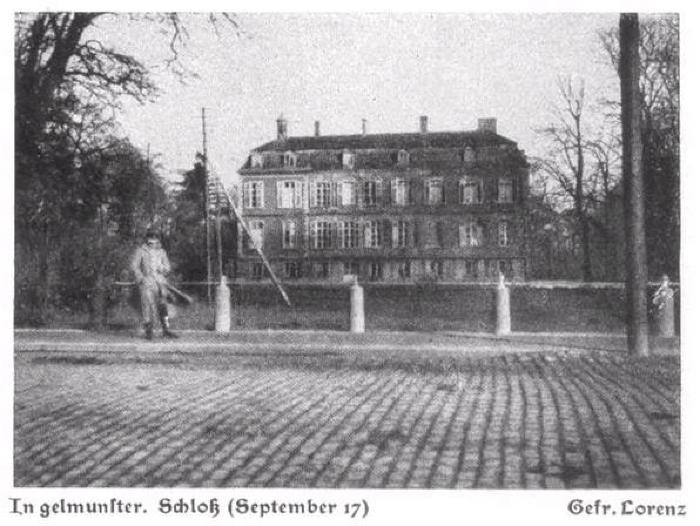 Kasteel, Ingelmunster, september 1917