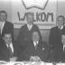 Fotoreportage huldiging kaarterskampioen café "De Sportwereld", Izegem, 1958