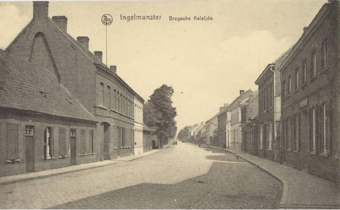 Bruggestraat, Ingelmunster, ca 1910