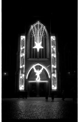 Verlichting sint-Tillokerk, Izegem, 1958