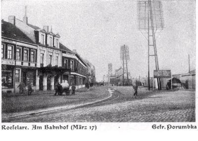 Station Roeselare, maart 1917