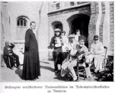 Gevangenen in klooster Redemptoristen, Roeselare