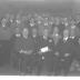 Huldiging  kampioen handboogschuttervereniging “ Willem Tell”, Izegem, 1958