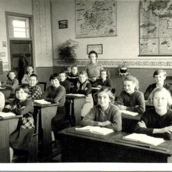 Schoolfoto 8ste leerjaar, 1958