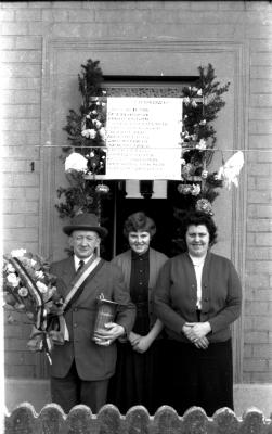 Kampioenhuldiging Albert Lecluyse, Izegem, 1958