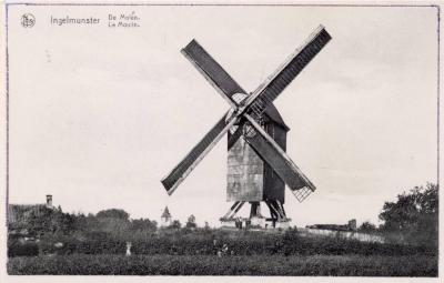 Kasteelmolen, Ingelmunster, ca 1940.