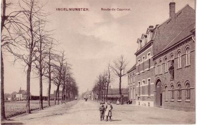 Kortrijkstraat, Ingelmunster, ca 1905