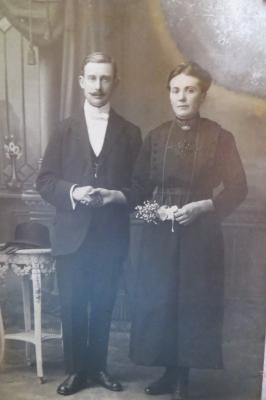 Huwelijk Elisa-Maria Claeys en Leon Werbrouck, Gits