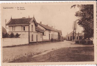 Het station, Ingelmunster, ca 1905