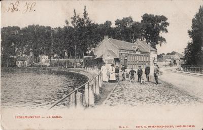 De Vaart, Stationsstraat, Ingelmunster, ca 1905