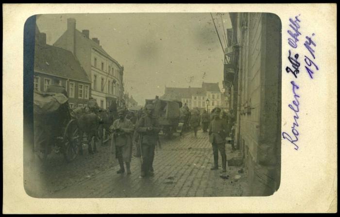 Na 'Schuwe Maandag', 20 oktober 1914, Roeselare