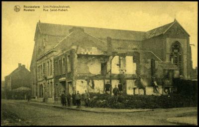 Vernielde gebouwen, Sint-Hubrechtstraat Roeselare