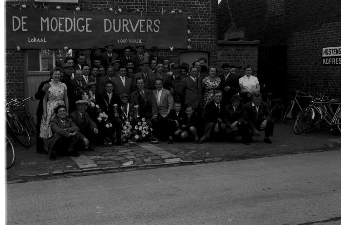 Groepsfoto De moedige durvers,1957