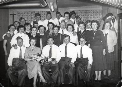 Kaartersclub, Gits, 1956