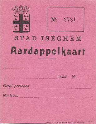 Aardappelkaart, Izegem