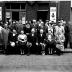 Groepsfoto café De supporter,1957