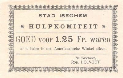 Geld Hulpcomité, Izegem