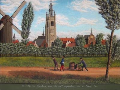 Schilderij van stad Roeselare, 1812