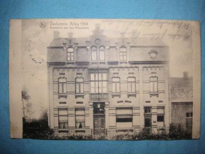Herenhuis in Moorsledestraat, Dadizele 1914