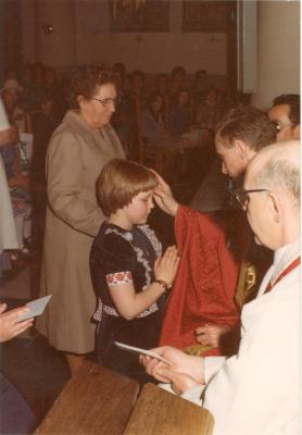 Plechtige Communie te Gits op 19 mei 1977