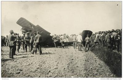 Neergestort vliegtuig aan Vijfwegen, Dadizele 9 juni 1917