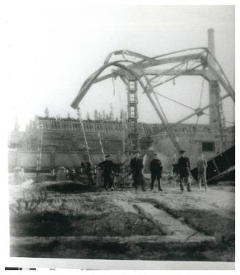 Lysbrug noordkant fabriek De Ven