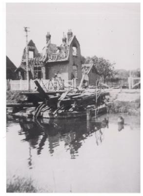 Vaartbrug Station Ingelmunster Mei 1940