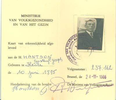 Kaart van de weggevoerde 14-18