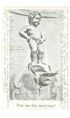 Postkaart Manneke Pis