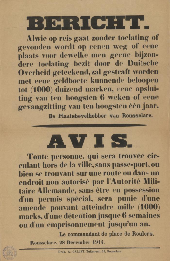 Bericht reizen