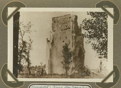 Tempelierstoren, Nieuwpoort 20 september 1915