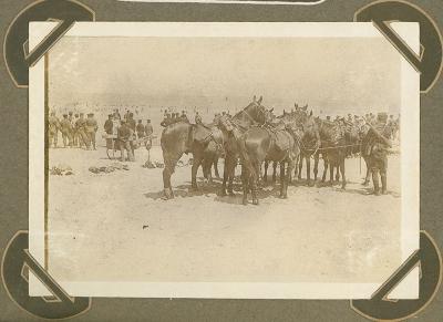 Militairen baden, De Panne 3 september 1915