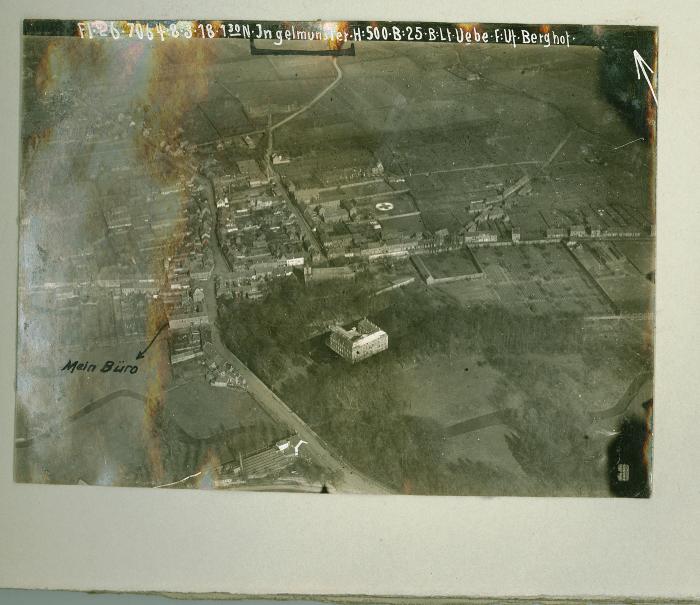 Luchtfoto, Ingelmunster, november 1917
