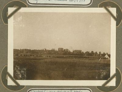 Panoramafoto genomen vanaf brug, Nieuwpoort 20 september 1915