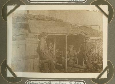Schuilplaats bij station, Ramskapelle 22 september 1915