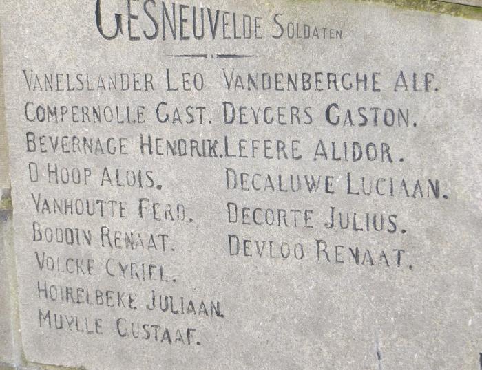 Gesneuvelde Gitse soldaten