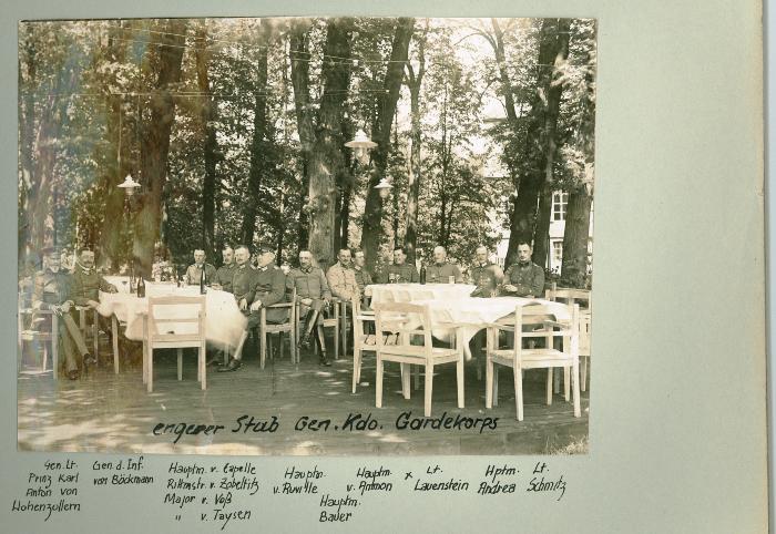 Groepsfoto, Ingelmunster, november 1917