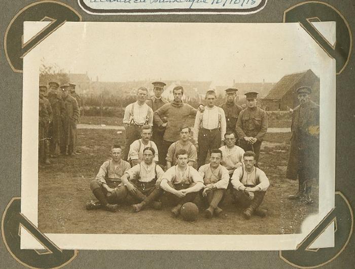 Voetbalploeg van 12de linie, 14 oktober 1915