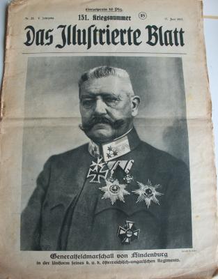 Generaal-Veldmaarschalk von Hindenburg, 14 juni 1917