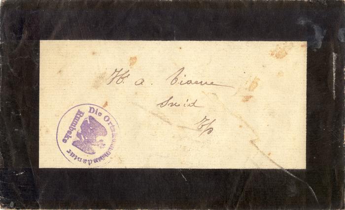 Doodsbrief, Rumbeke, 1917