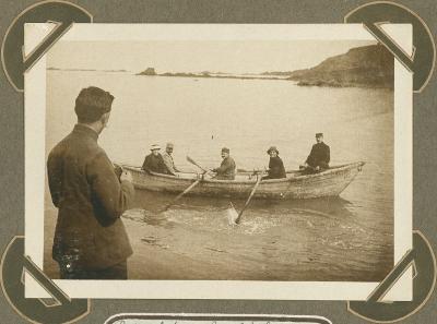 Vertrek op visvangst, Saint Briac (Fr.) 10 april 1915
