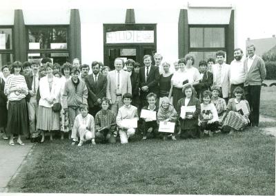 Diploma-uitreiking 6de klassers, Lichtervelde, 27 juni 1987