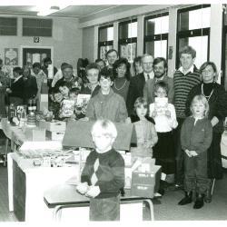 Tentoonstelling in de basisschool, Lichtervelde, 1986